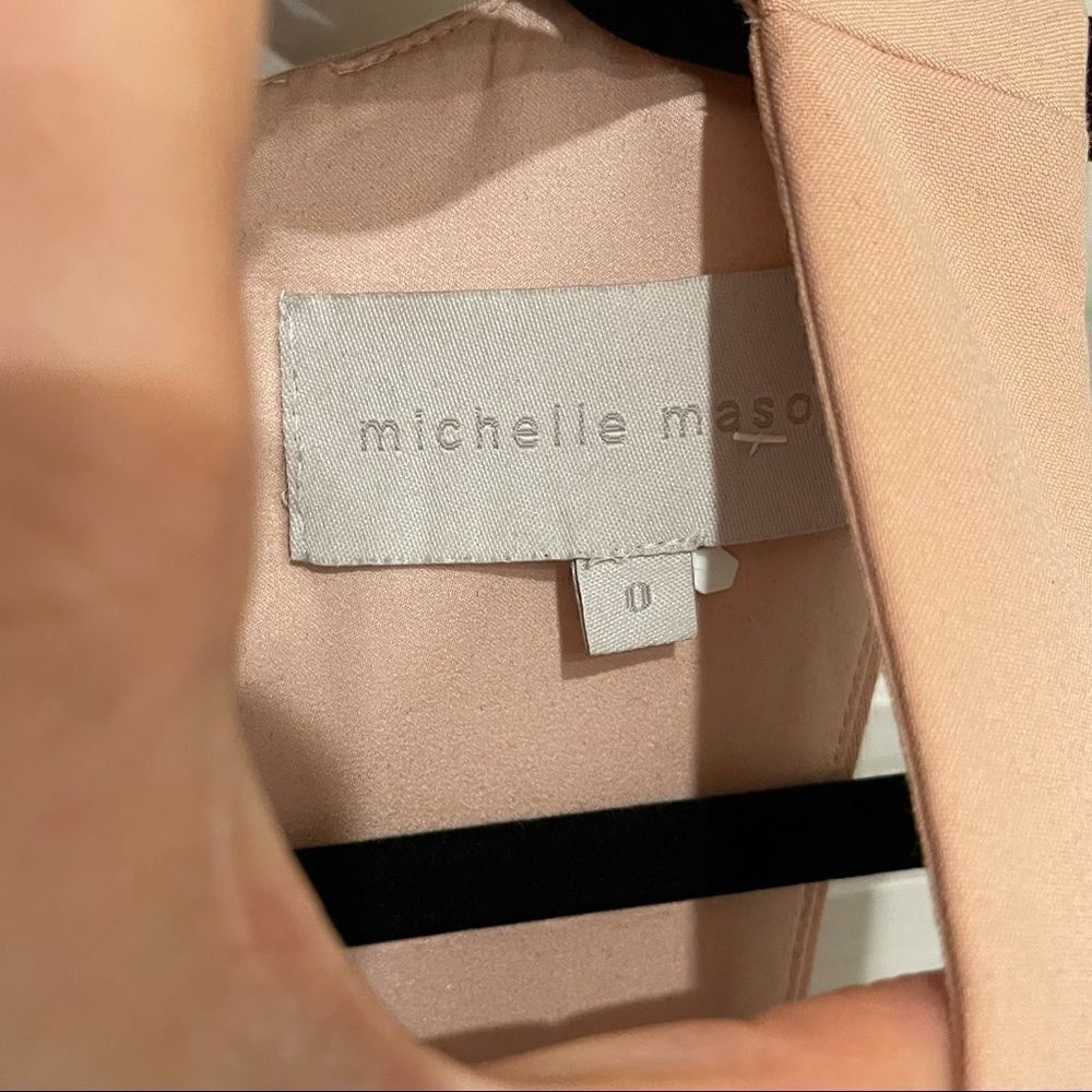 𝅺MICHELLE Mason Nude Halter Top With Choker - Picture 3 of 6